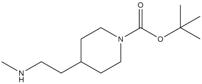 tert-butyl 4-(2-(methylamino)ethyl)piperidine-1-carboxylate
