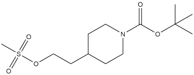 tert-butyl 4-(2-((methylsulfonyl)oxy)ethyl)piperidine-1-carboxylate