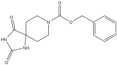 benzyl 2,4-dioxo-1,3,8-triazaspiro[4,5]decane-8-carboxylate